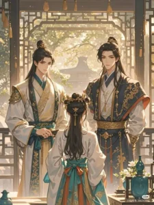 Nguyệt Lão hạ phàm hóng drama rồi cùng Ma Tôn HE – ảnh bìa truyện ngôn tình hài hước, ngôn tình cổ đại HE của Mọt Truyện Chill, mottruyenchill.com