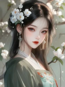 Ảnh bìa truyện Ngã Tâm Tự Tĩnh nữ cường cổ đại, nữ chính xinh đẹp trong trang phục cổ trang, khí chất mạnh mẽ