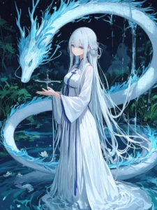 Vớt Được Tiểu Long Nữ Dưới Sông ảnh bìa tiểu long nữ bạch long huyền huyễn cổ đại