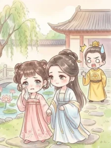 Bìa truyện Trắc Phi Mỗi Ngày Đều Đào Góc Tường với hình ảnh Bạch Miểu Miểu xuyên thư trở thành trắc phi, tìm cách ôm đùi Thái tử phi để thay đổi số phận trong chuyện tình cổ đại nữ cường hấp dẫn.